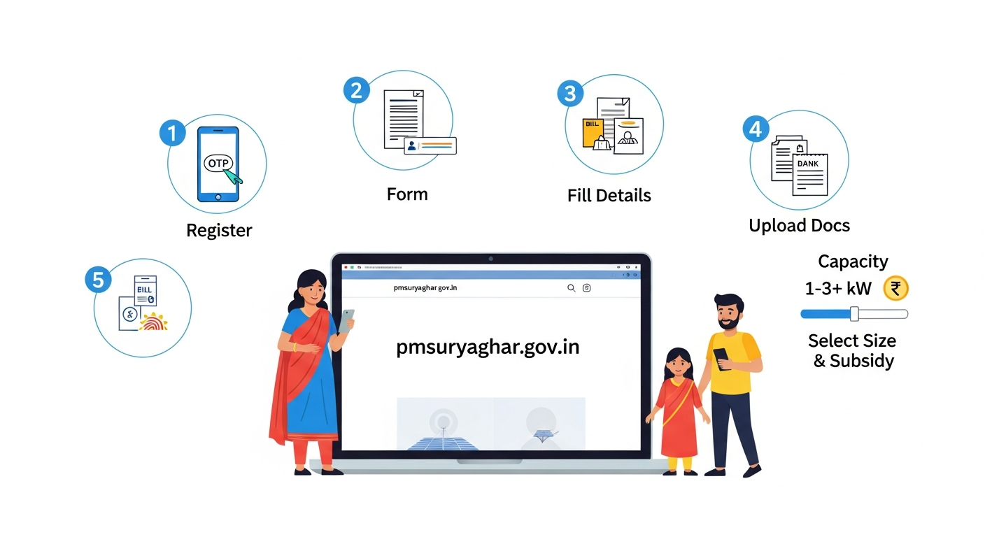 Step-by-Step Guide to Apply for Solar Subsidy